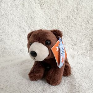 Wild Republic Brown Bear 4” Plush Stuffed Animal Toy NWT